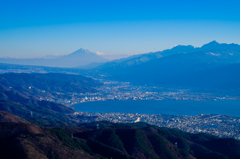 高ボッチ山頂の午後