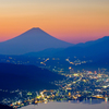 富士山と諏訪湖２