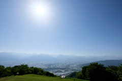 長峰山頂上