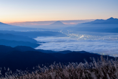雲海と富士