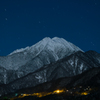 夜の常念岳
