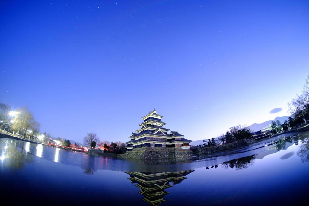 城と北斗七星