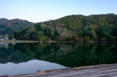 中網湖畔にて