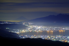 今朝も富士山見えた