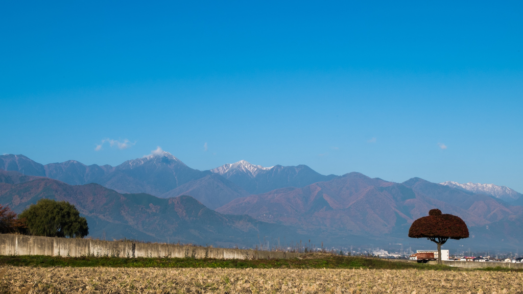 安曇野の風景