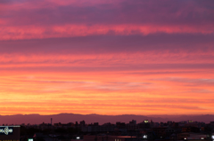 夕焼雲