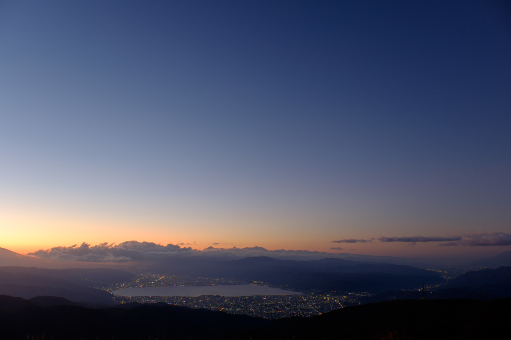 富士山見えを阻む雲