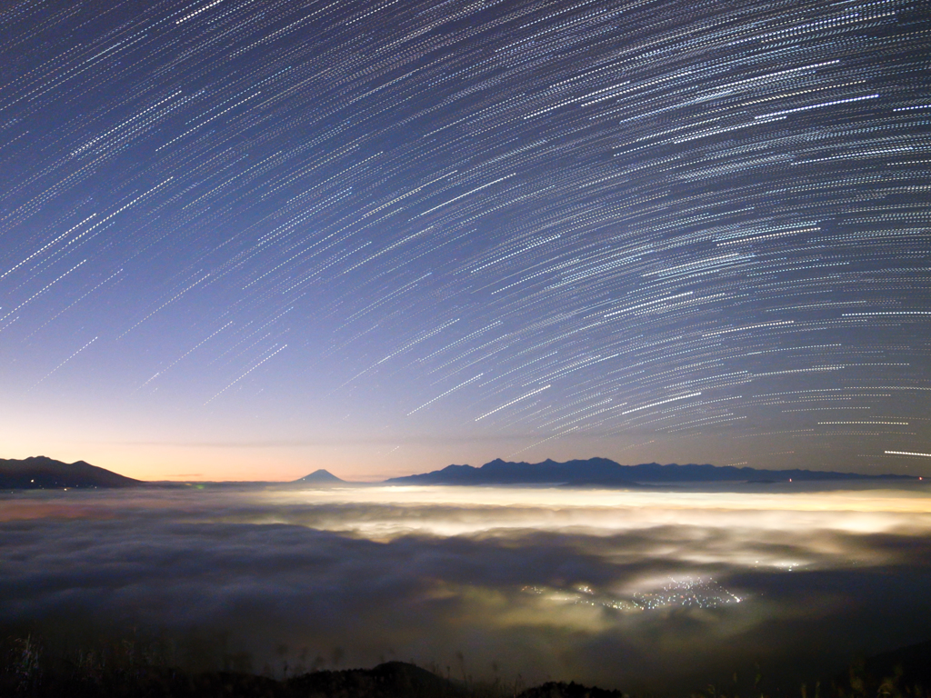 点線夜空