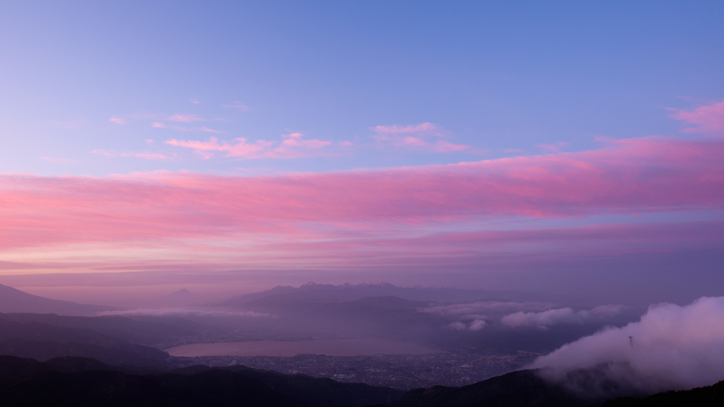 染まる雲