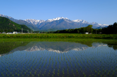 爺ヶ岳？の眺め