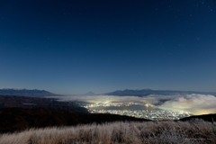 山頂にて