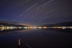 諏訪湖の星