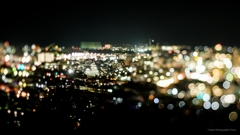 松本城と夜景