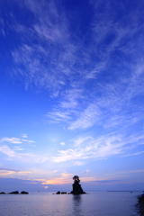 朝の夏空