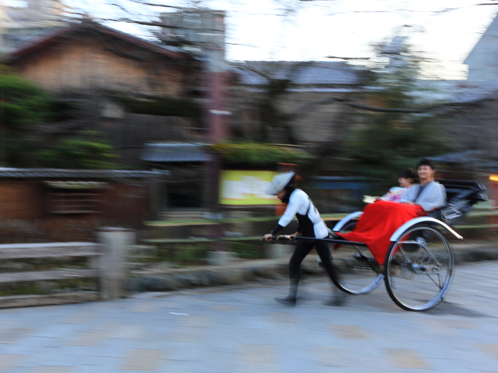 人力車に揺られて