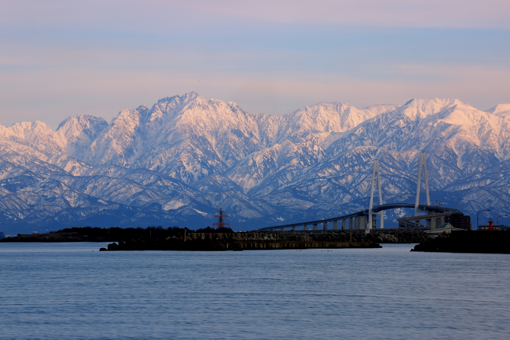 霊峰くっきり