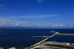 富山湾を眺望