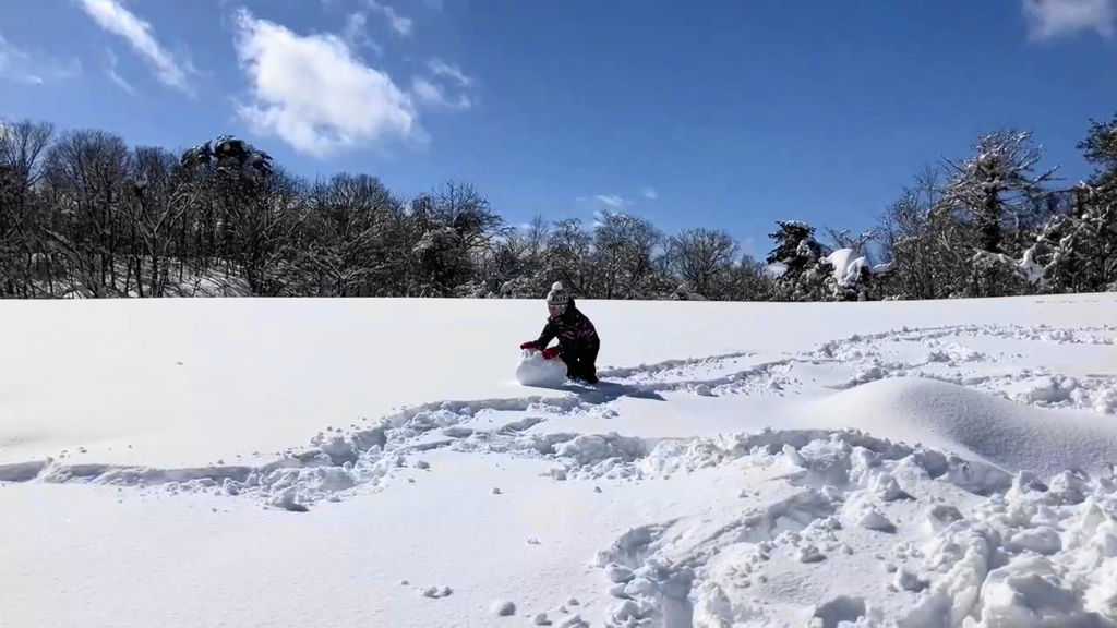 雪だるまつくろう