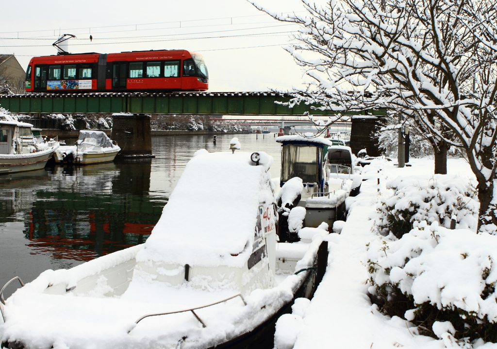 雪景色のアイトラム