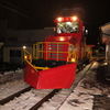 除雪電車の初出動