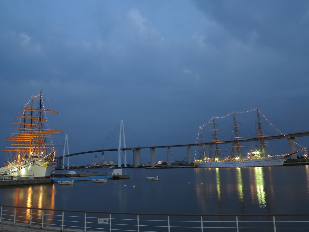 新海王丸の寄港