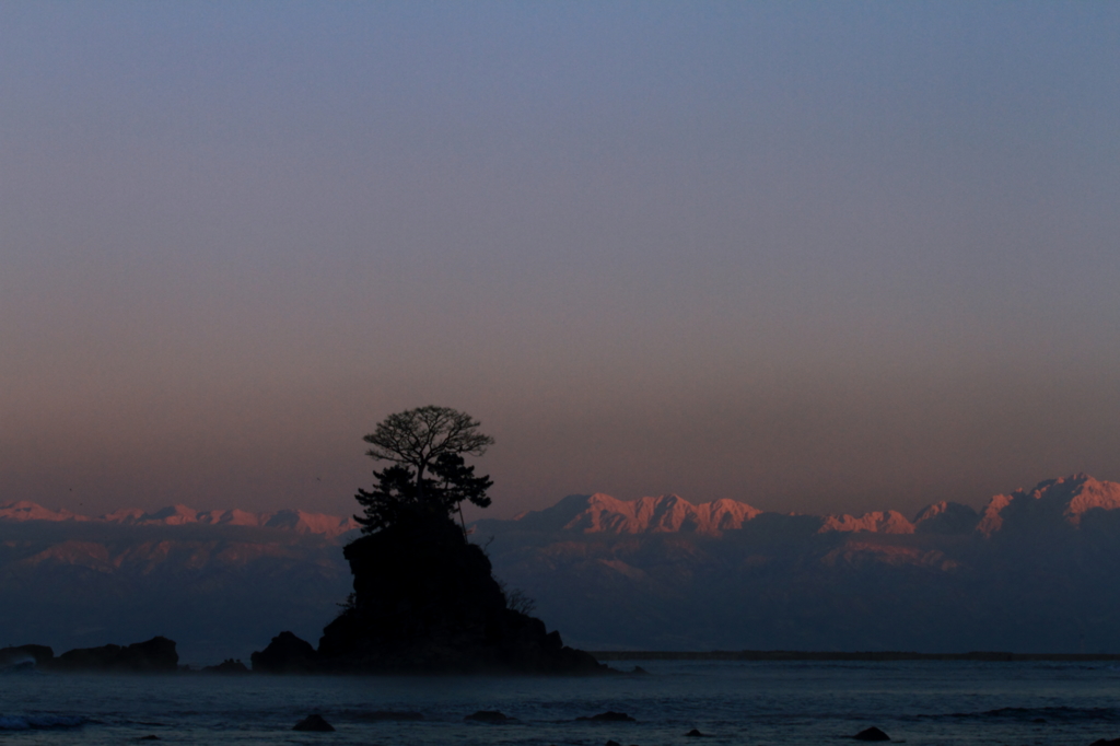 雨晴（あまはらし）の夕景