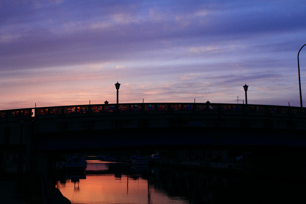 神楽橋の落日
