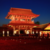 夕暮れの国宝瑞龍寺。2