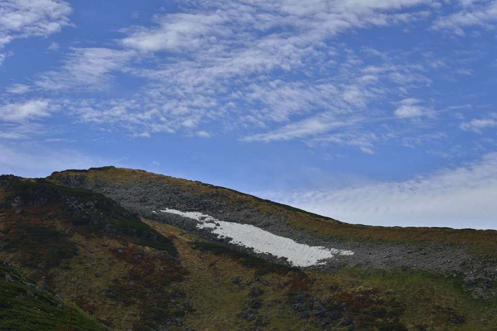 万年雪の立山