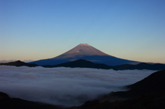 雲海と富士