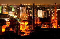 工場夜景