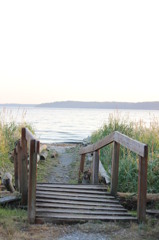 to the beach