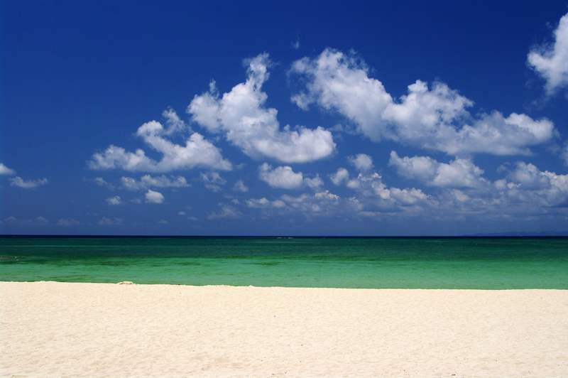 何もない海。。
