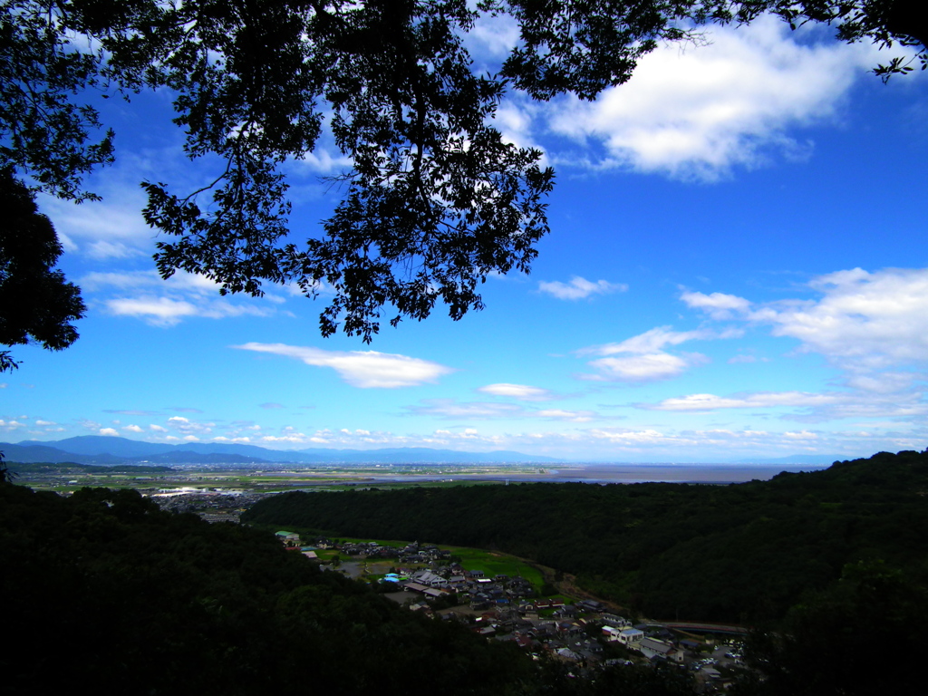 広大な有明の風景