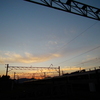 夕日へ向かって