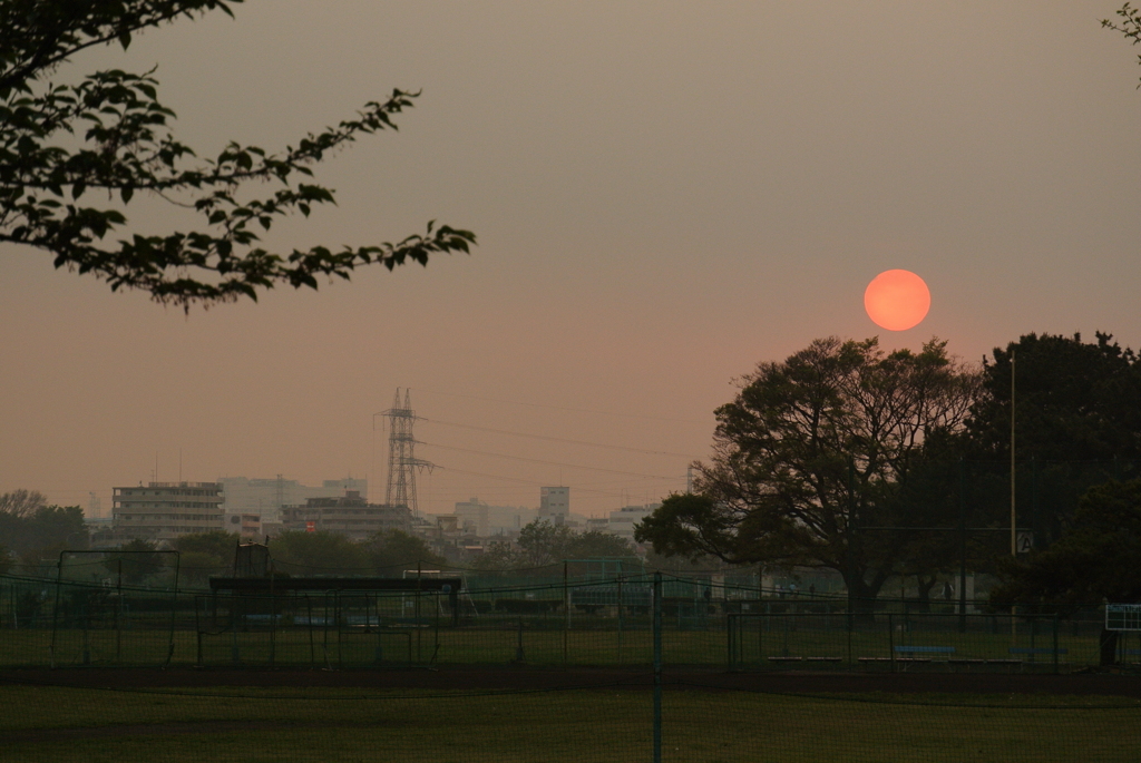 赤い太陽