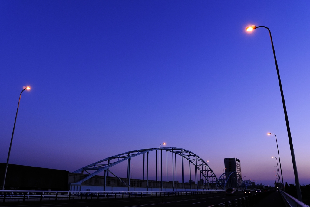 Twilight bridge