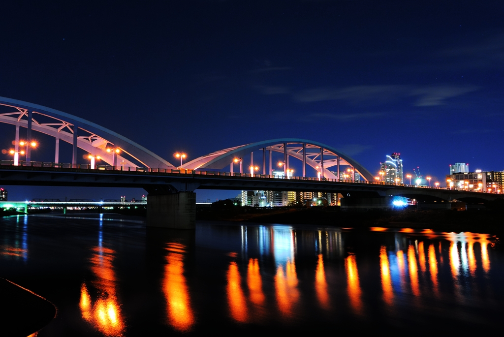Tamagawa night view