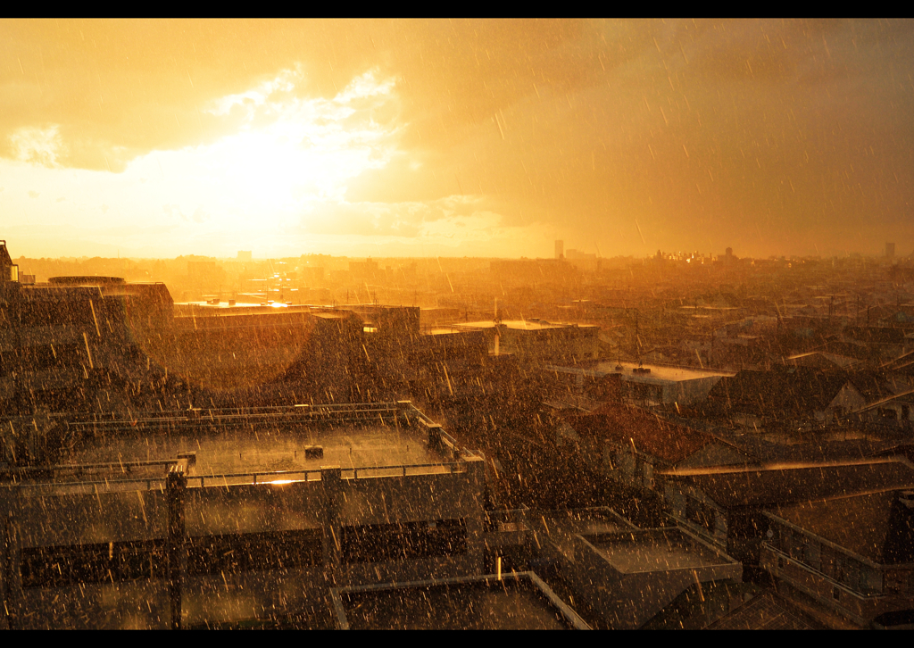 Sun shower