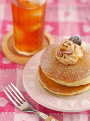 パンケーキでカフェ♪