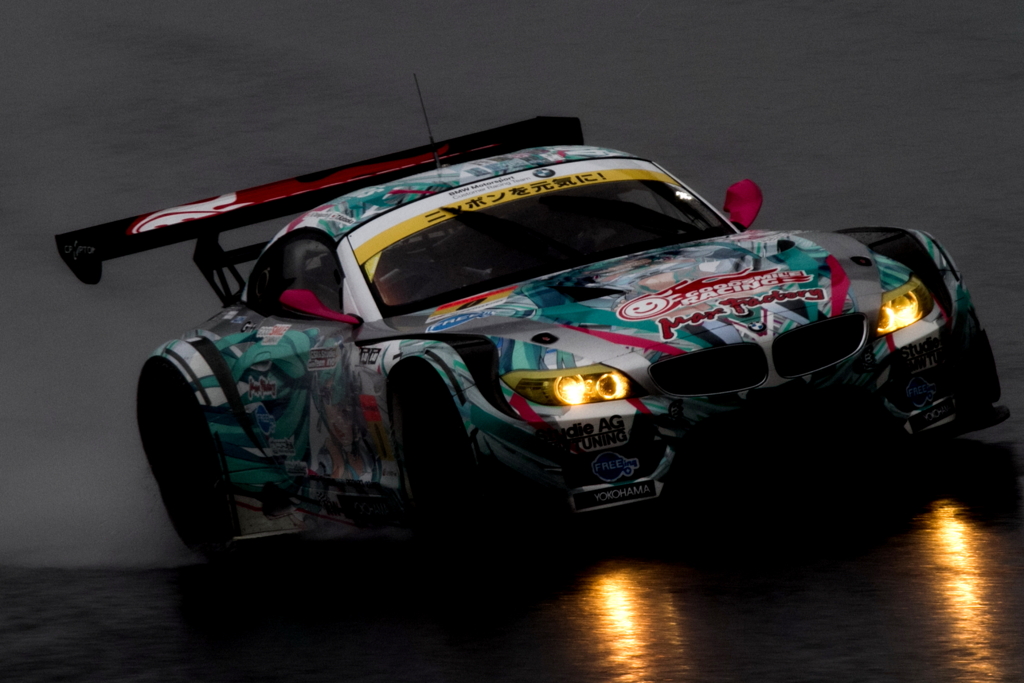 初音ミクGSR BMWZ4 0号車　SUPERGT2012 RD2富士