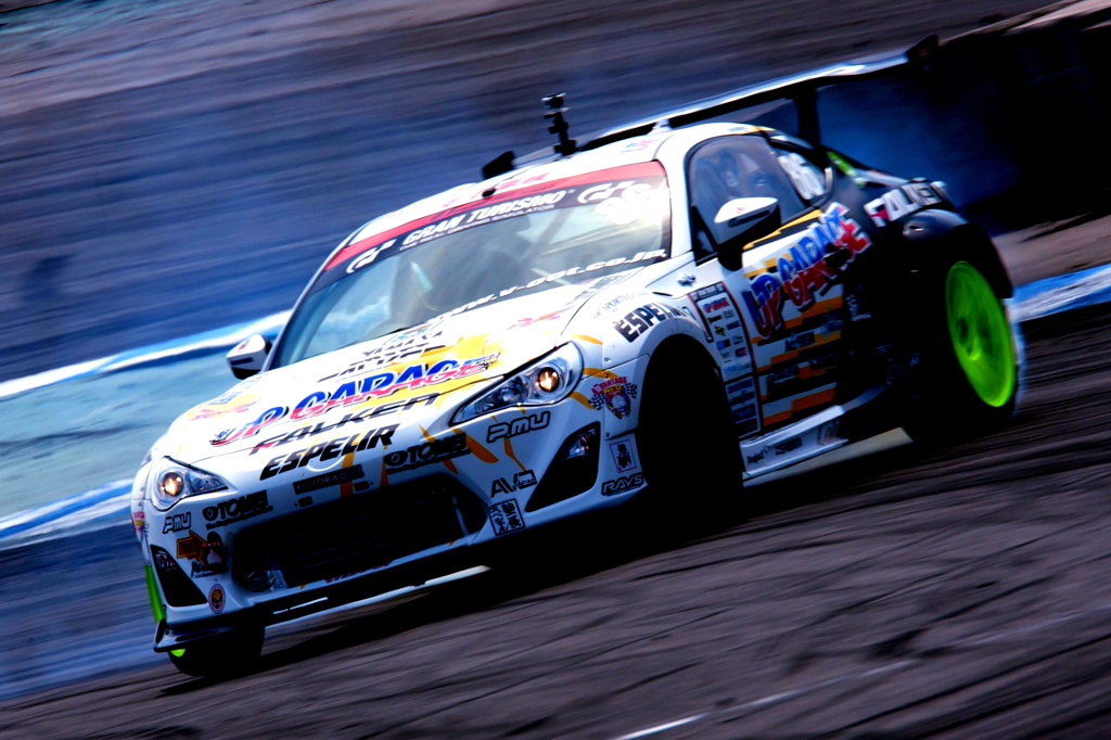 FT86アップガレージ日比野選手ドリフト写真　D1GP2012エビス