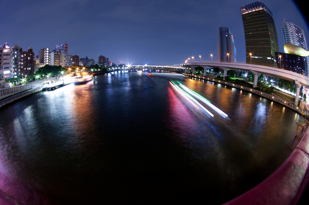 隅田川の夜景