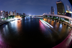 隅田川の夜景