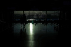 Into the dark.