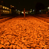 夜の線路