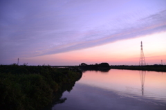 嵐の前の夕焼け