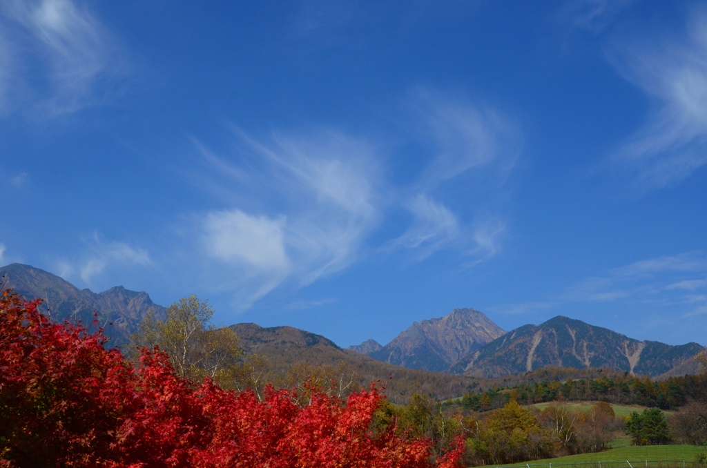 山と紅葉