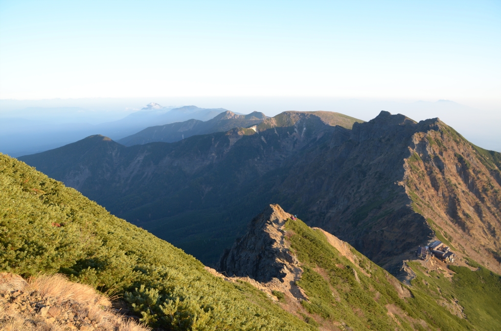 朝の北八