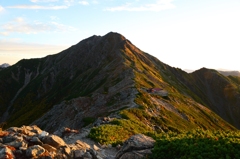 朝日の北岳